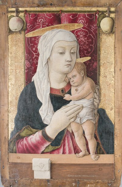 Madonna und Kind, um 1468 von Carlo Crivelli